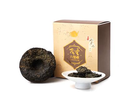 广西梧州特产茶叶 特级黑茶 金花沱茶100克 