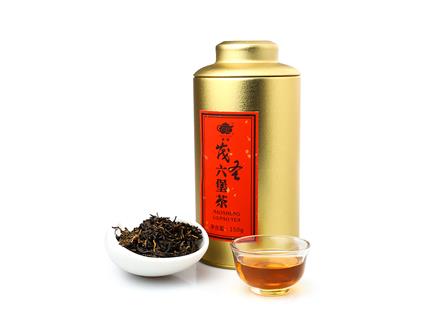 广西梧州一级六年陈黑茶叶口粮茶150克罐装